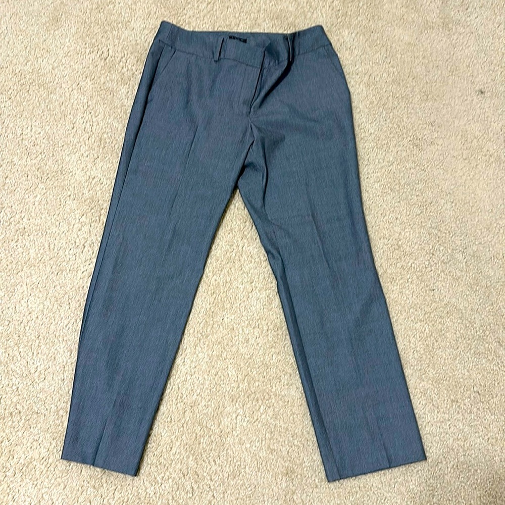 Ann Taylor petite light gray dress pants